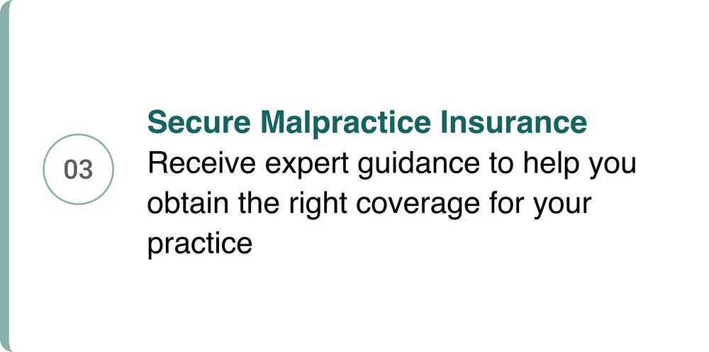 Reviewing malpractice insurance coverage paperwork